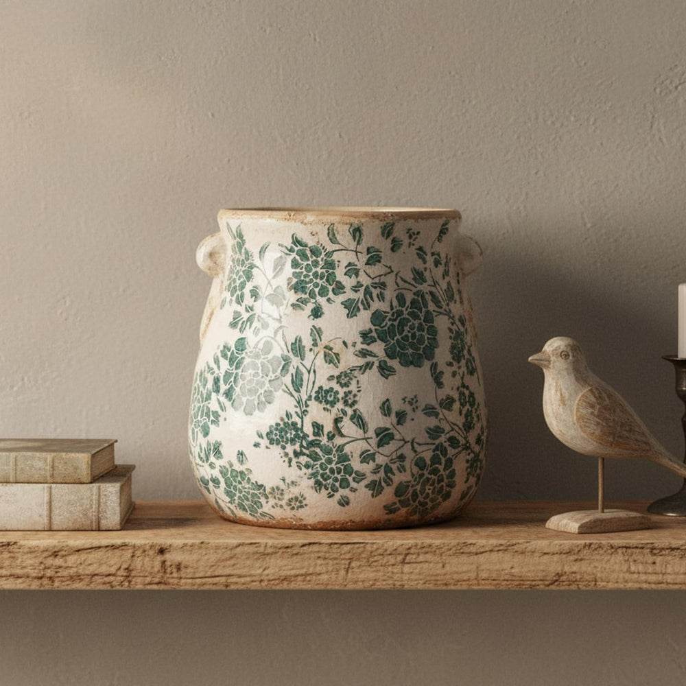 Xiaan Jiaju planter size comparison beside coffee mug to show scale