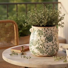 Xiaan Jiaju planter on kitchen counter holding herbs for easy access
