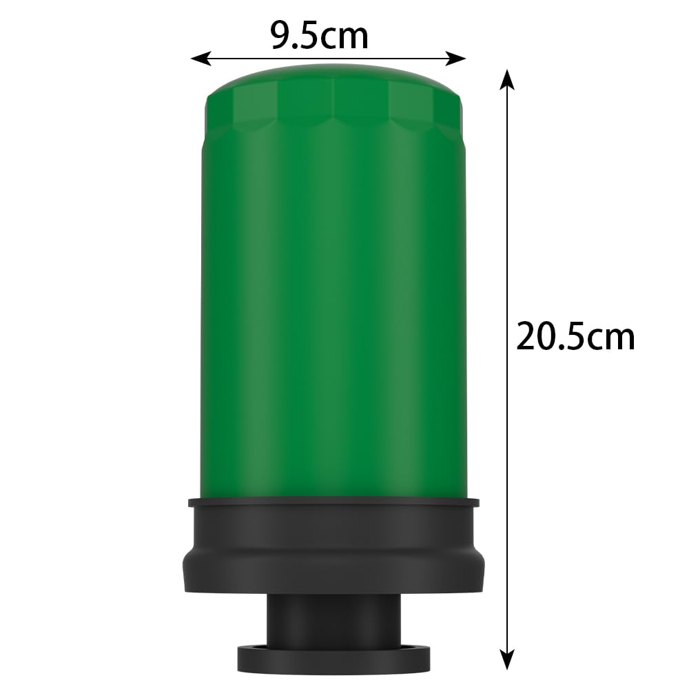 XIAOWEI oil filter beside ruler showing compact size and scale