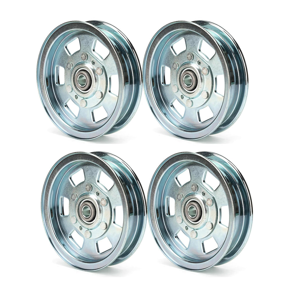 Xiaoyudou front view of 4-pack idler pulleys showing ready-to-install set and convenience