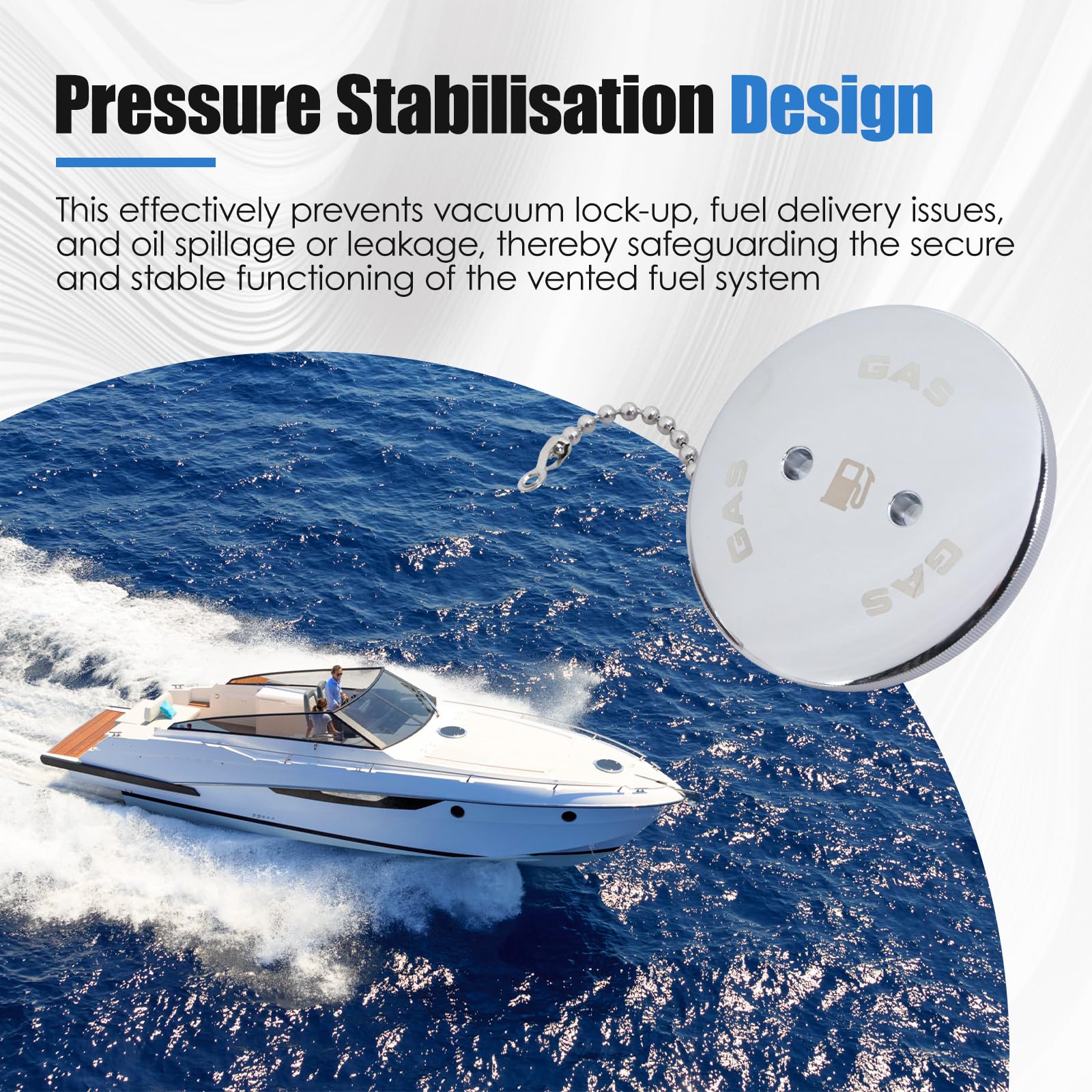 Xiaoyudou cap installed on boat deck showing proper fit and protection