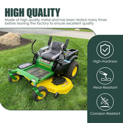 Xiaoyudou pulley installed on John Deere deck demonstrating proper belt routing