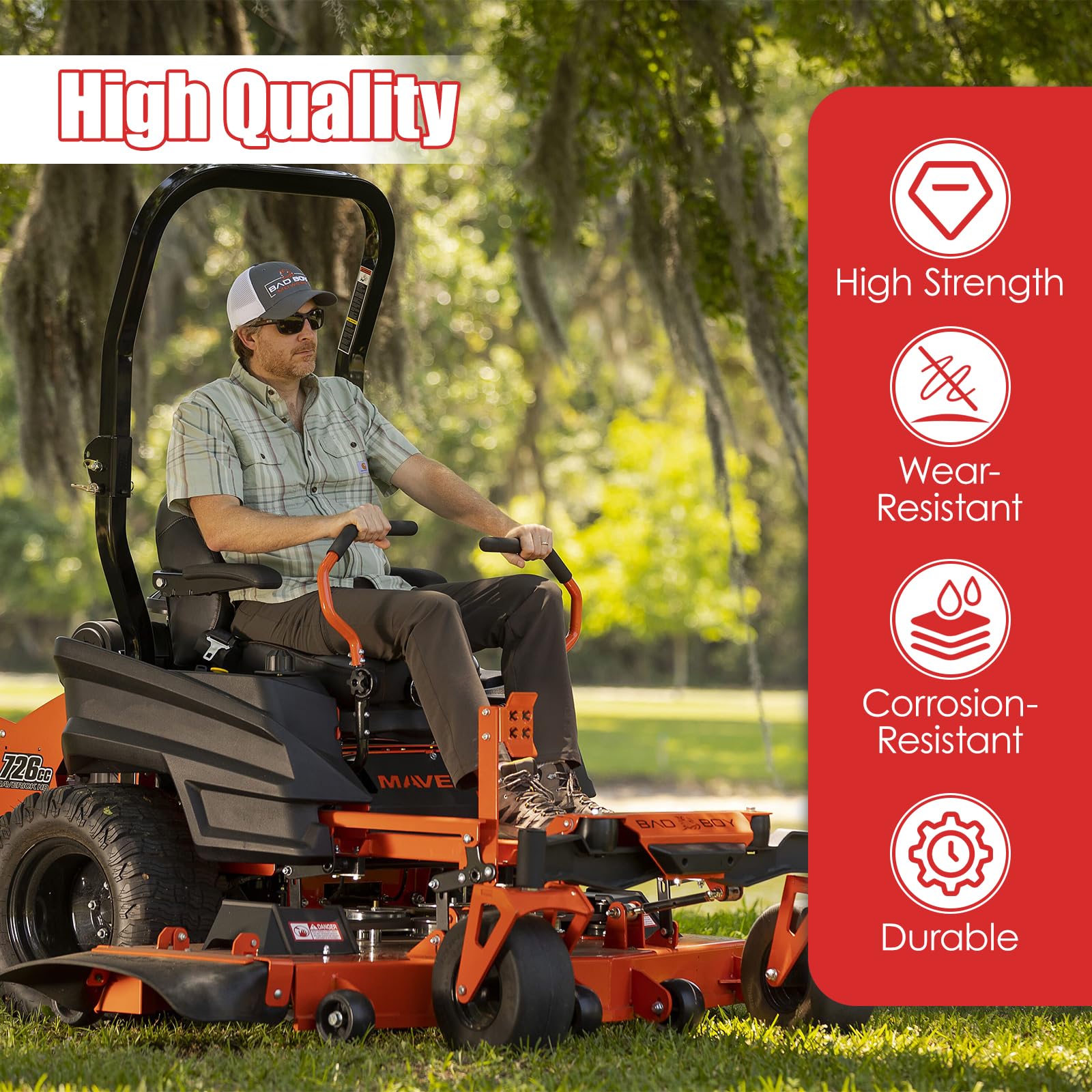Xiaoyudou kit installed on a 54-inch mower deck showing improved belt routing and smooth operation