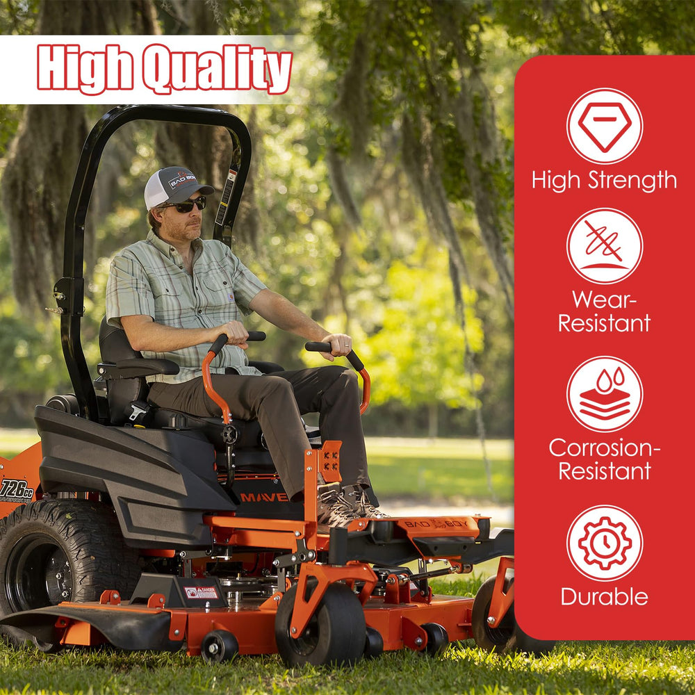 Xiaoyudou kit installed on a 54-inch mower deck showing improved belt routing and smooth operation
