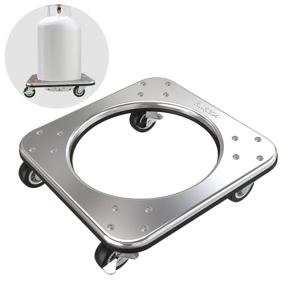 XIEEIX front view stainless steel tray showing sturdy frame and rust resistance