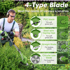 XIELAOBAN adjustable handle and shaft for comfortable reach