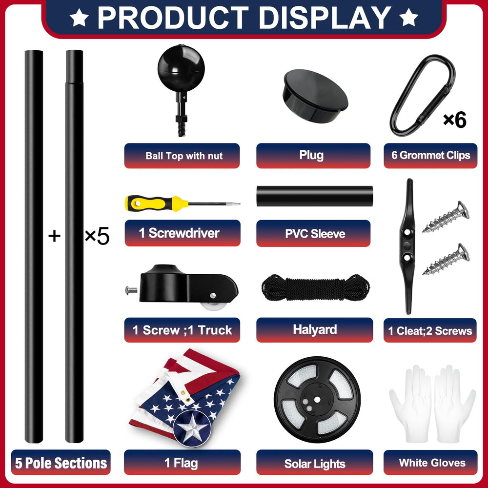 XIFAN accessories rope gloves grommets included for easy setup and care