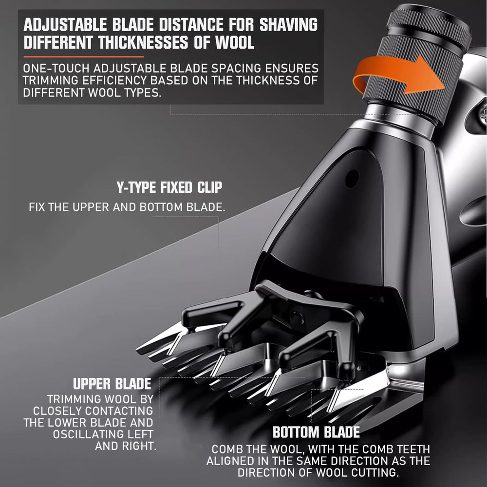 XIIW handle and long cord demonstrating comfortable grip and extended reach
