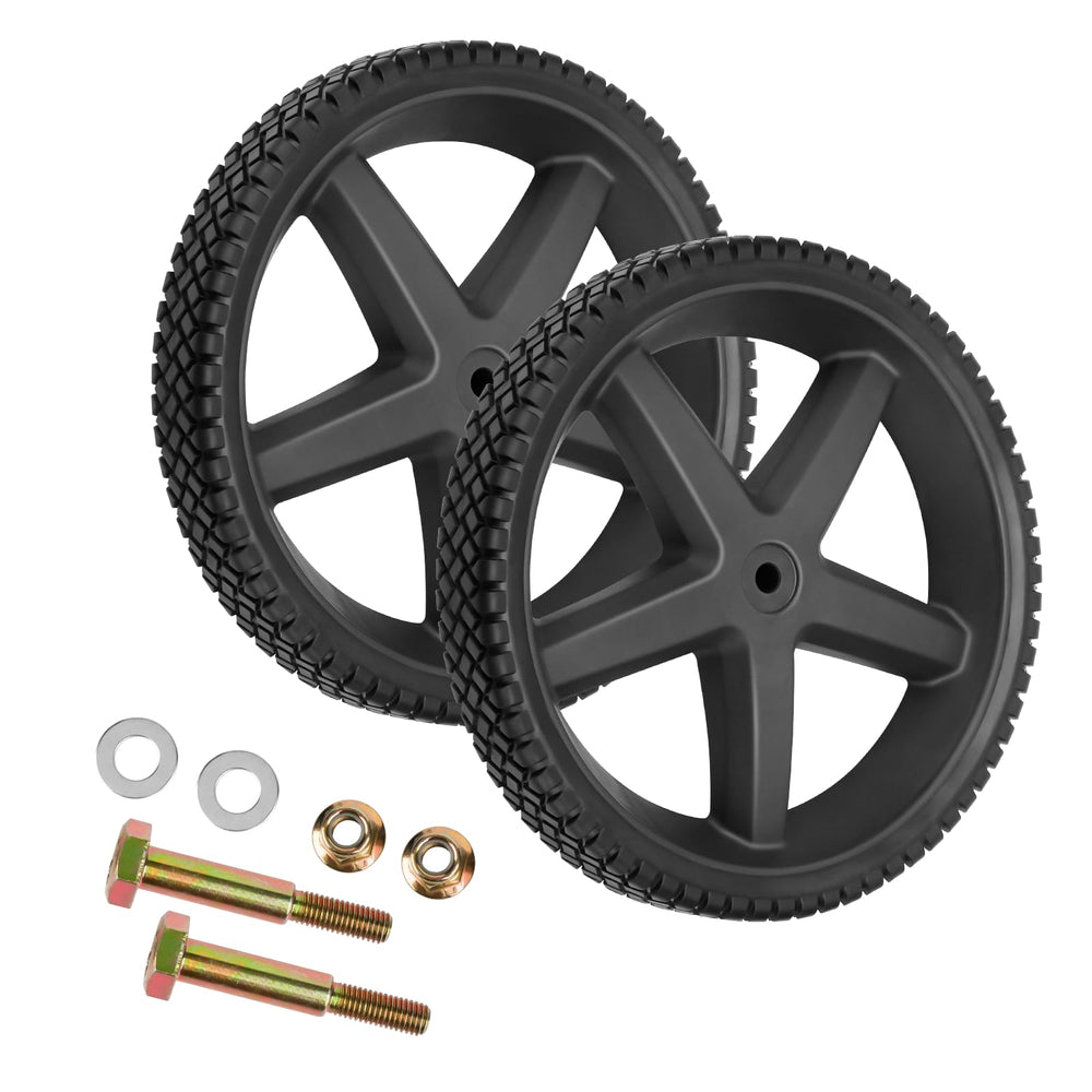 Ximoon front view of replacement wheel showing fit and impact