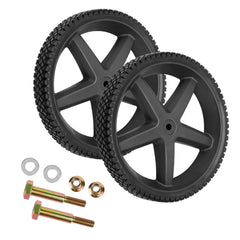 Ximoon front view of replacement wheel showing fit and impact