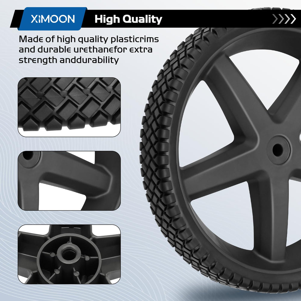 Ximoon side profile showing tread pattern for improved traction