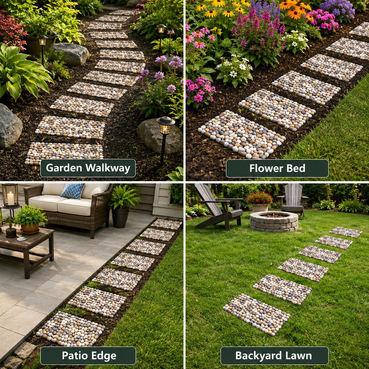 Xindian placed near patio and pool offering non-slip outdoor surface