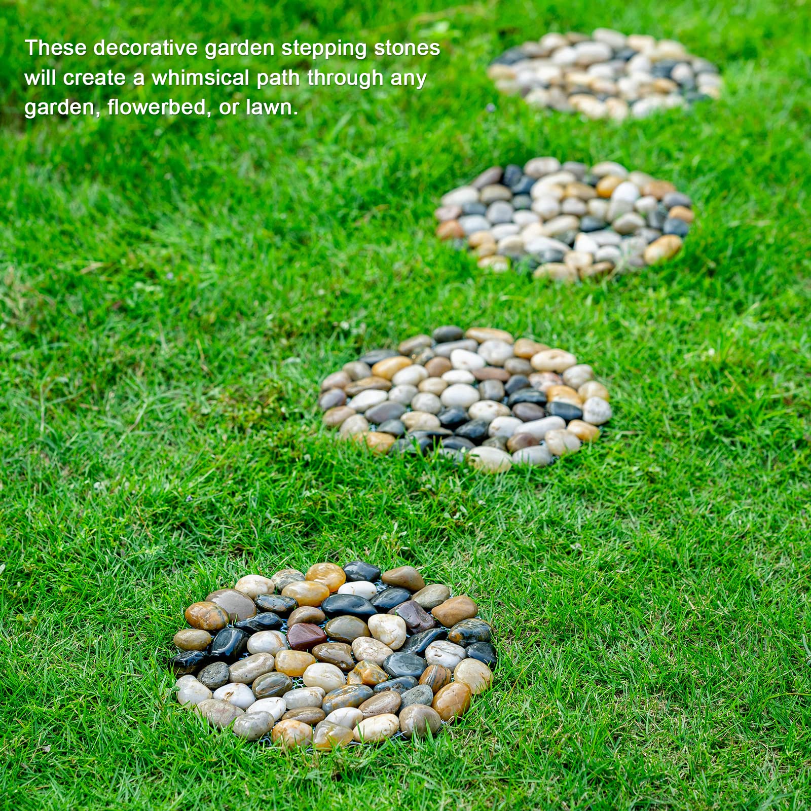 Xindian pebble mats inside a shower area used as natural non-slip surface