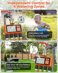 XinFuture digital display and buttons highlighting simple setup and child-lock protection