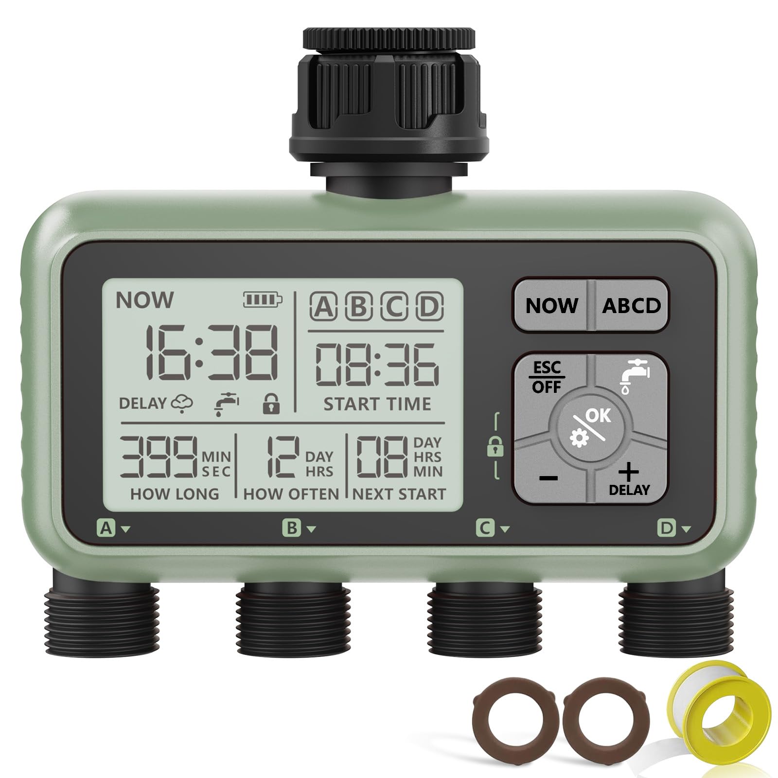 XinFuture front view of timer showing controls and ease of programming