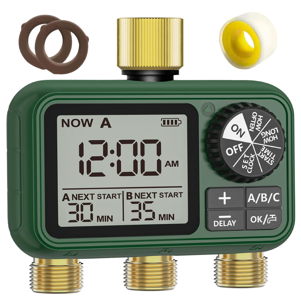 XinFuture front view timer showing controls and durable housing for easy scheduling