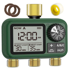 XinFuture front view timer showing controls and durable housing for easy scheduling