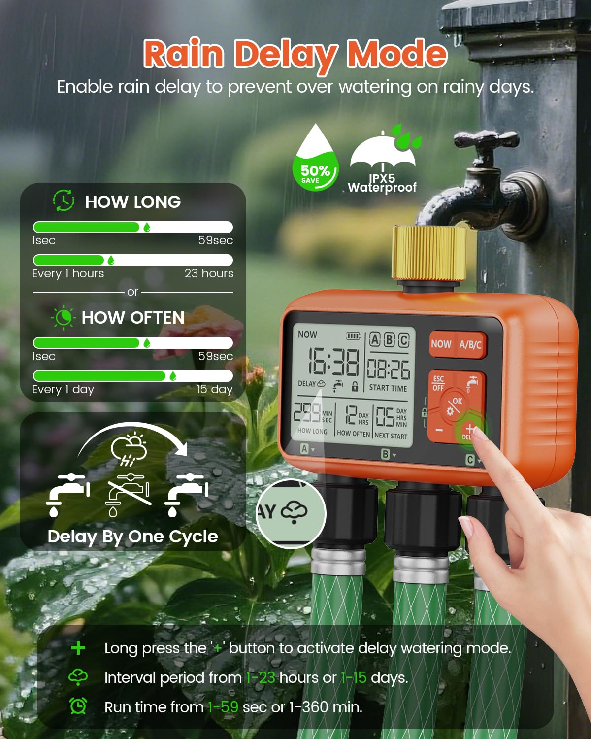 XinFuture LCD display and buttons providing simple programming and quick reading