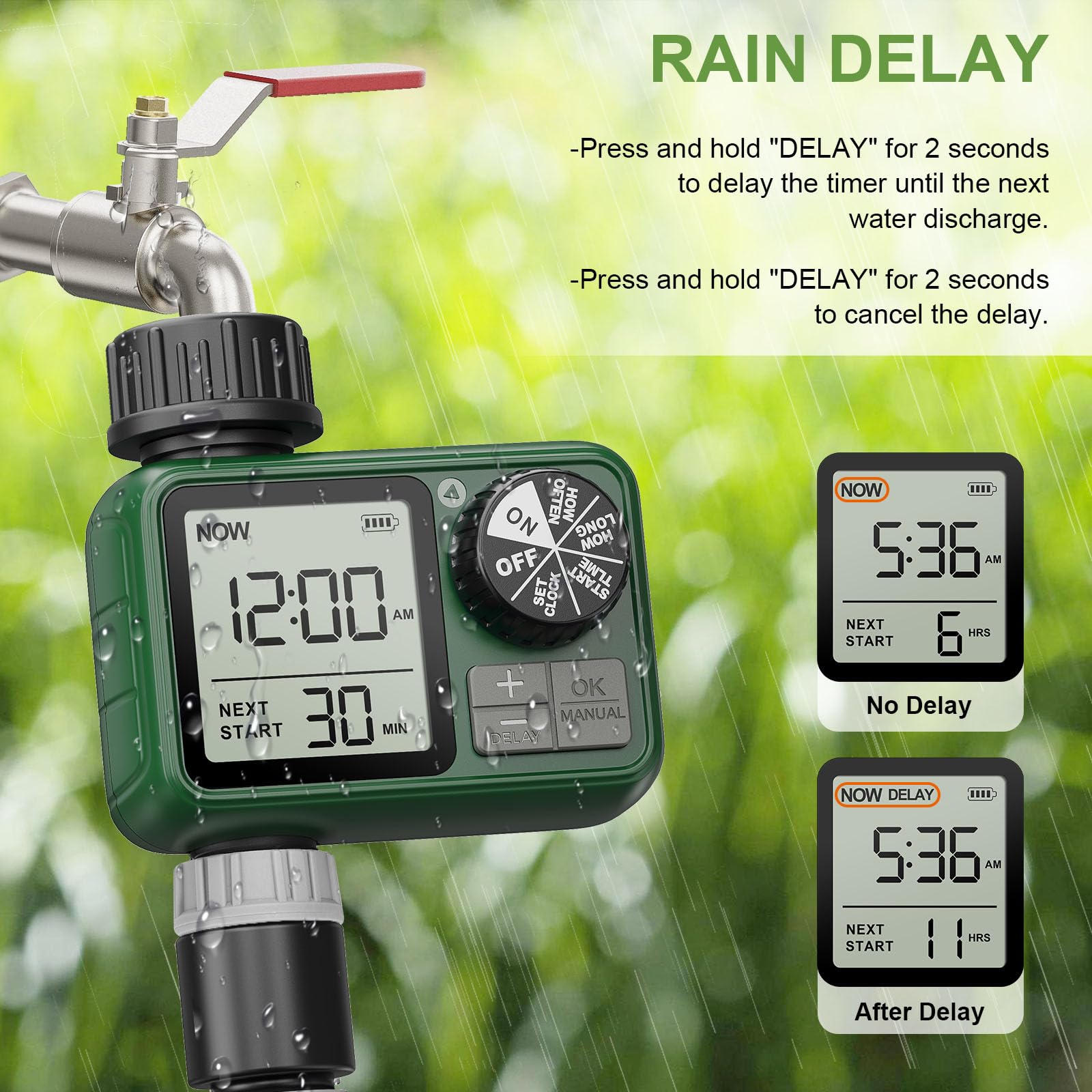 XinFuture preinstalled mesh filter detail preventing debris to keep irrigation flowing