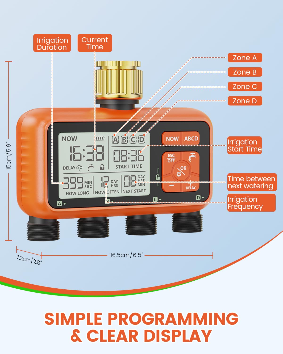 XinFuture weatherproof dust cap protecting controls and extending outdoor lifespan
