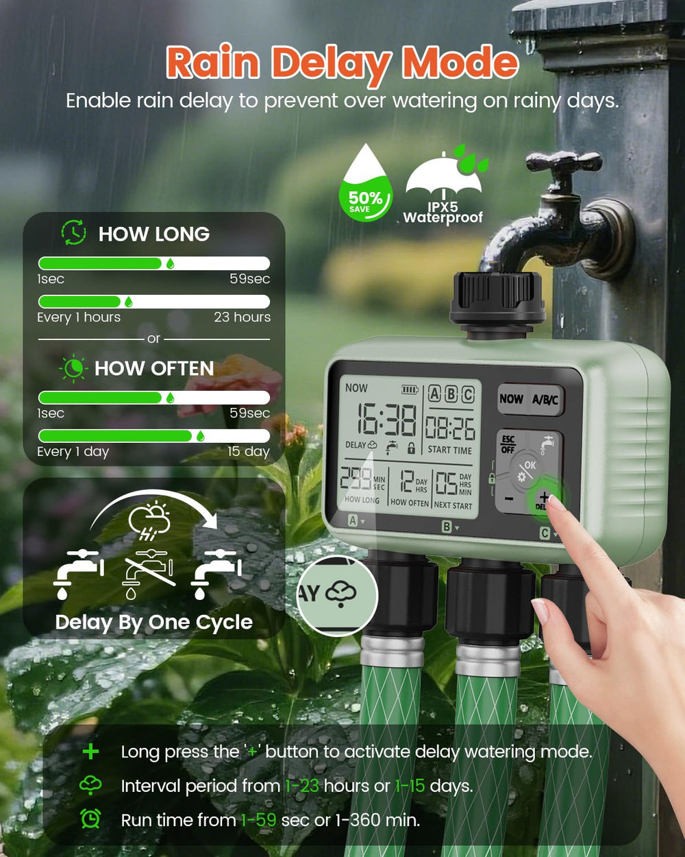 XinFuture zone switch in use demonstrating independent zone control