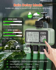 XinFuture valve labels showing four independent zone control benefits