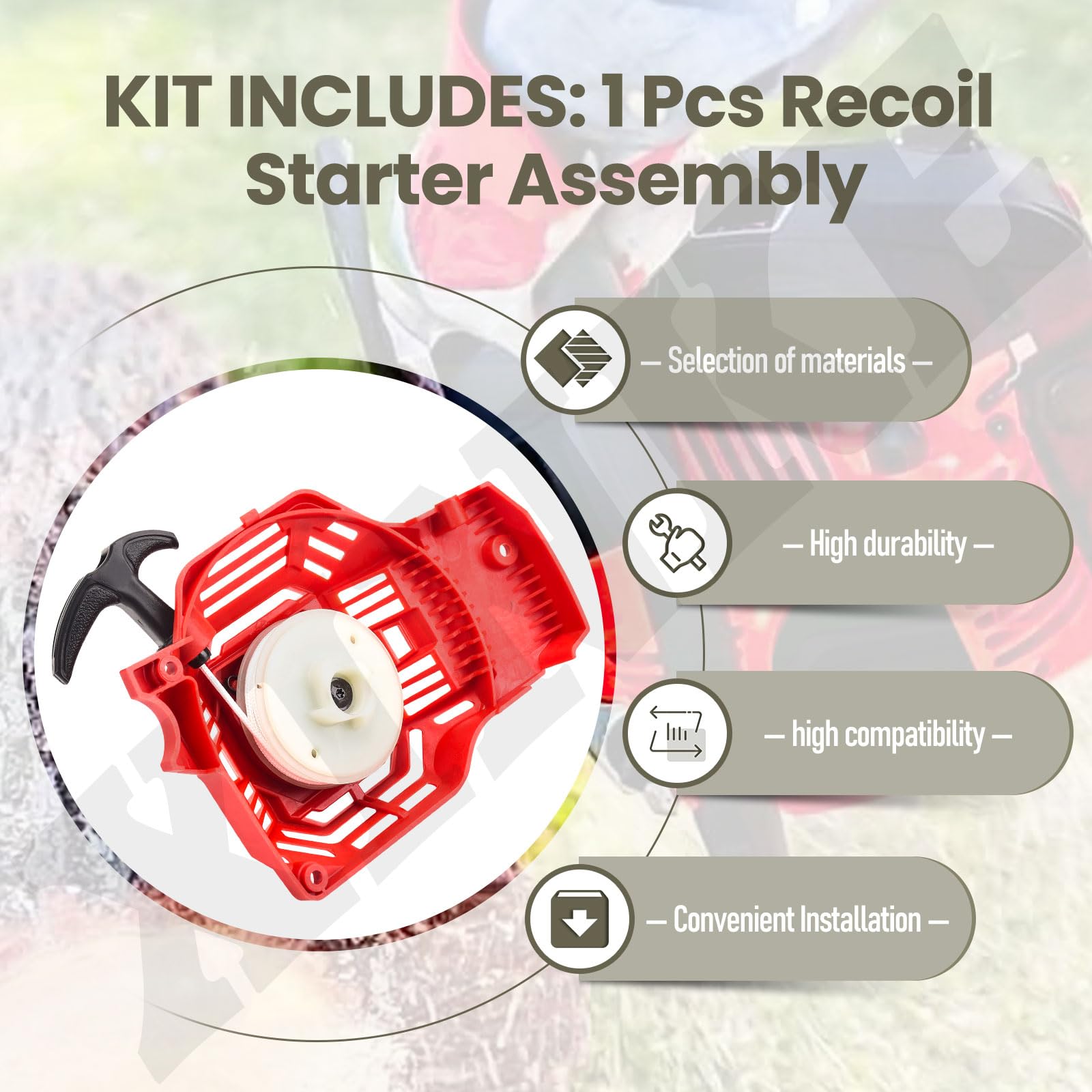 XINKE boxed starter with components visible showing ready-to-install convenience benefit