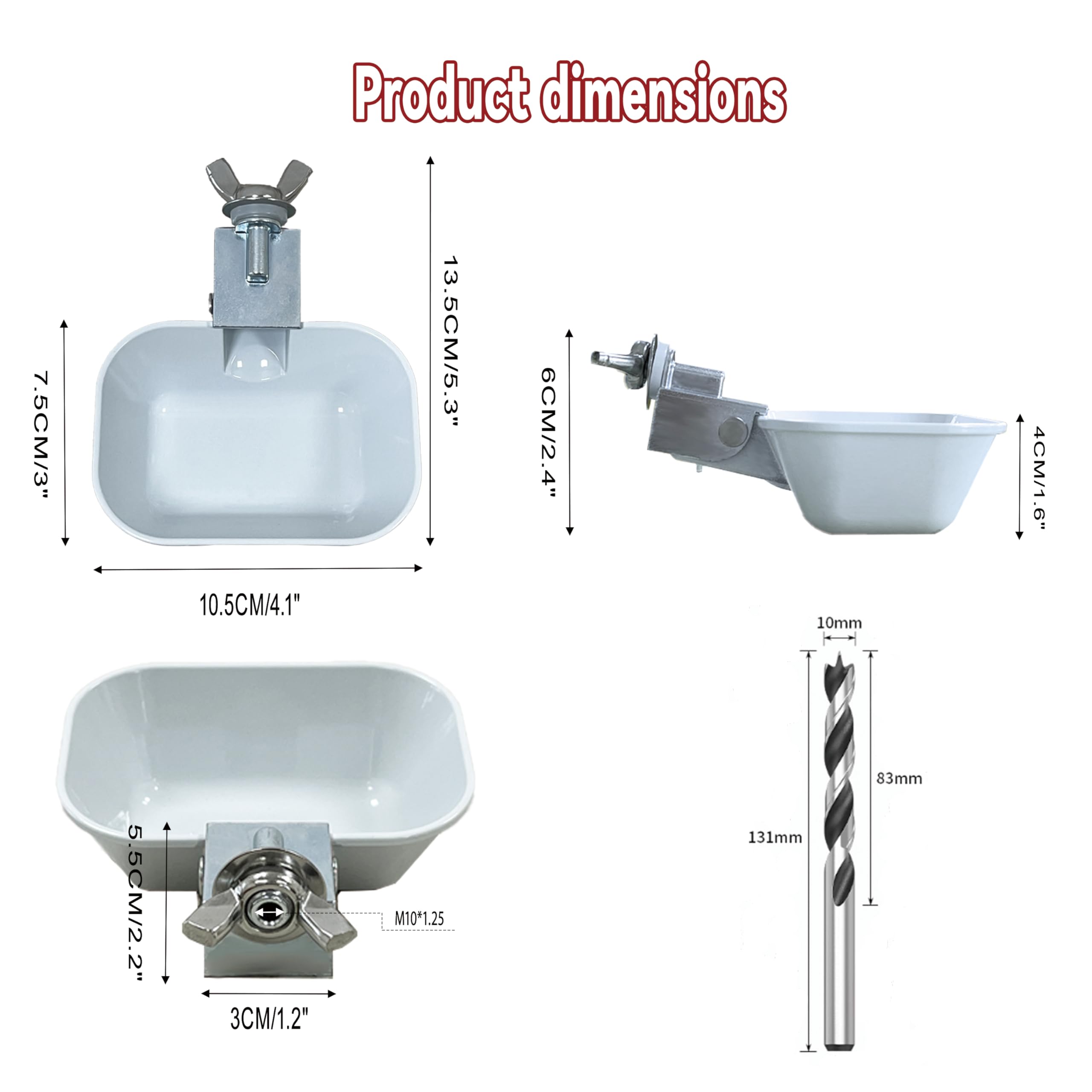 XINYI drill bit and installation tools included showing quick, simple setup