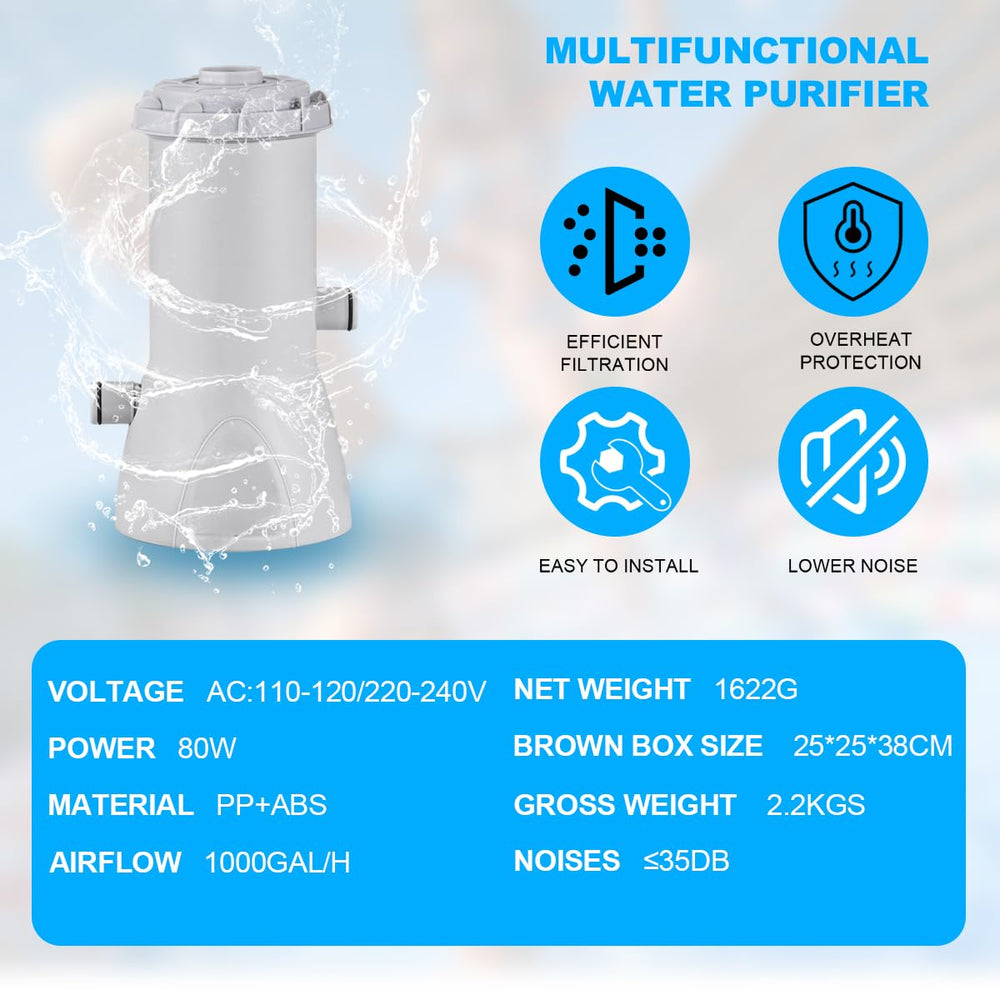 XINYIQI boxed unit with included fittings and manual for straightforward setup
