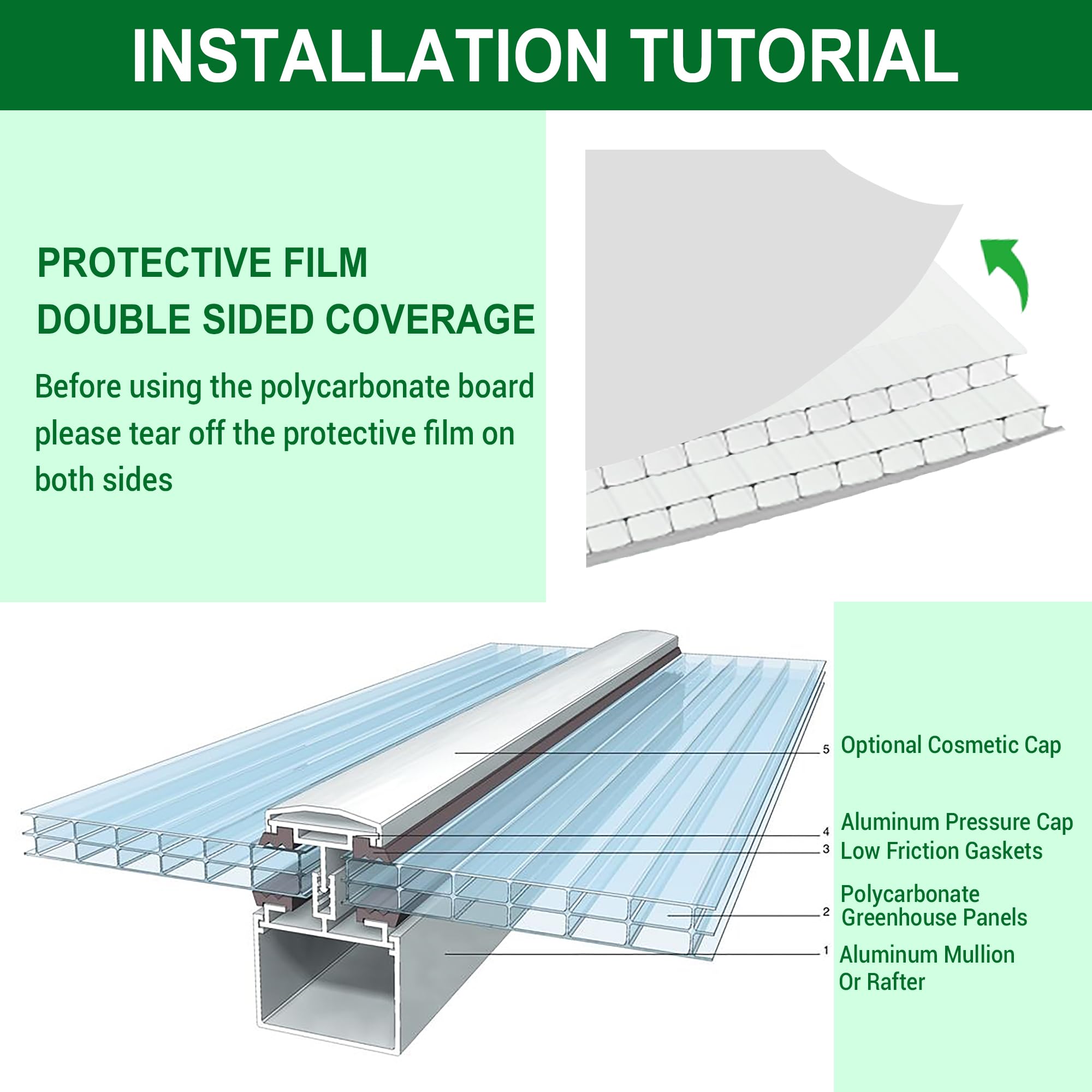 XISOCO surface detail showing UV coating texture and long-lasting clarity benefit