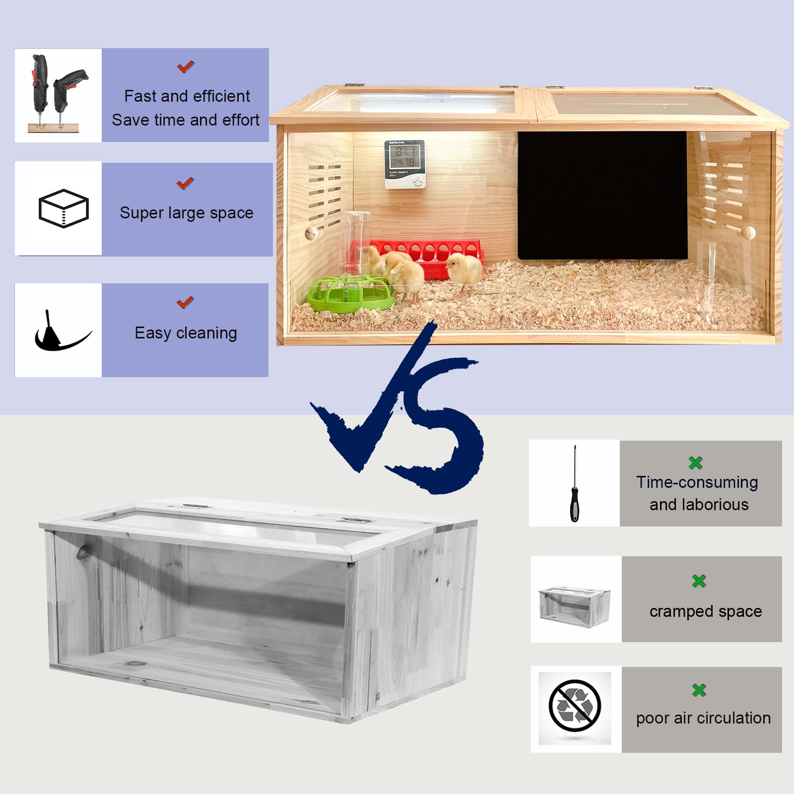 XITIANKJ thermostat display and skylight access for simple monitoring