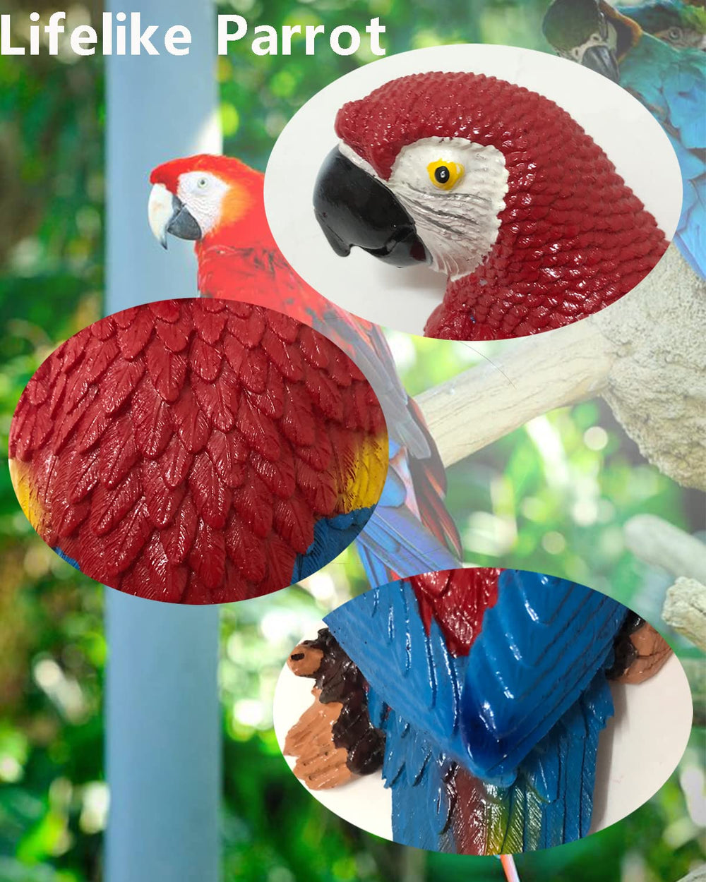 XKFLAUHM close-up feather detail highlighting lifelike texture and durability