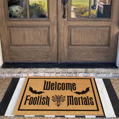 xlqhyh mat on a porch illustrating decorative and practical use
