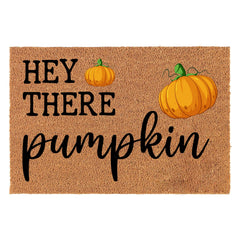 XLQHYH front view showing Hey There Pumpkin design and warm welcome