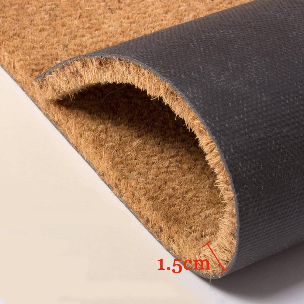 XLQHYH rug edge thickness showing durable 1.5 cm construction