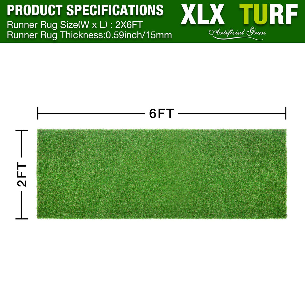 XLX TURF close-up of 15mm pile texture for soft underfoot comfort