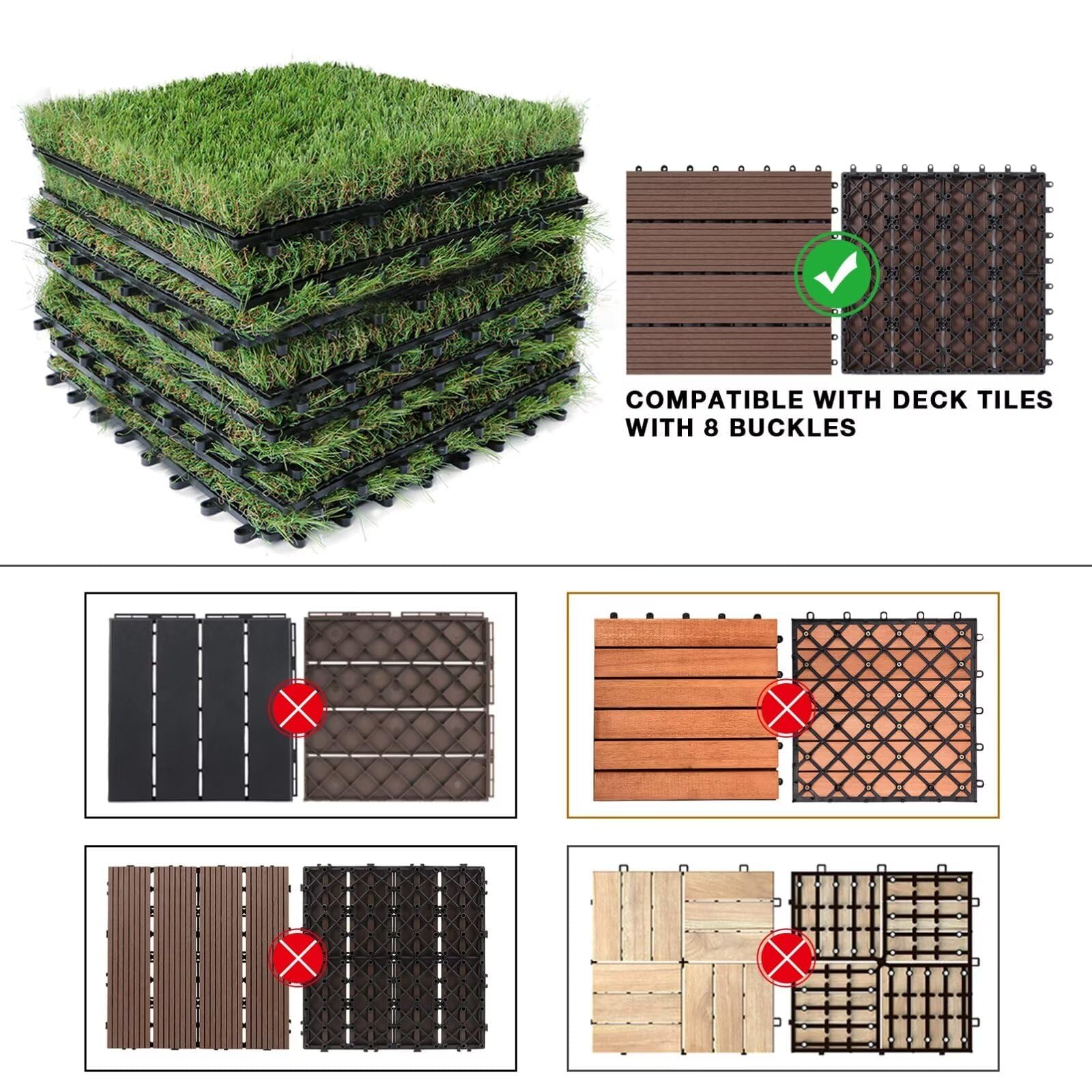 XLX TURF close-up of drainage holes allowing fast water runoff and drying
