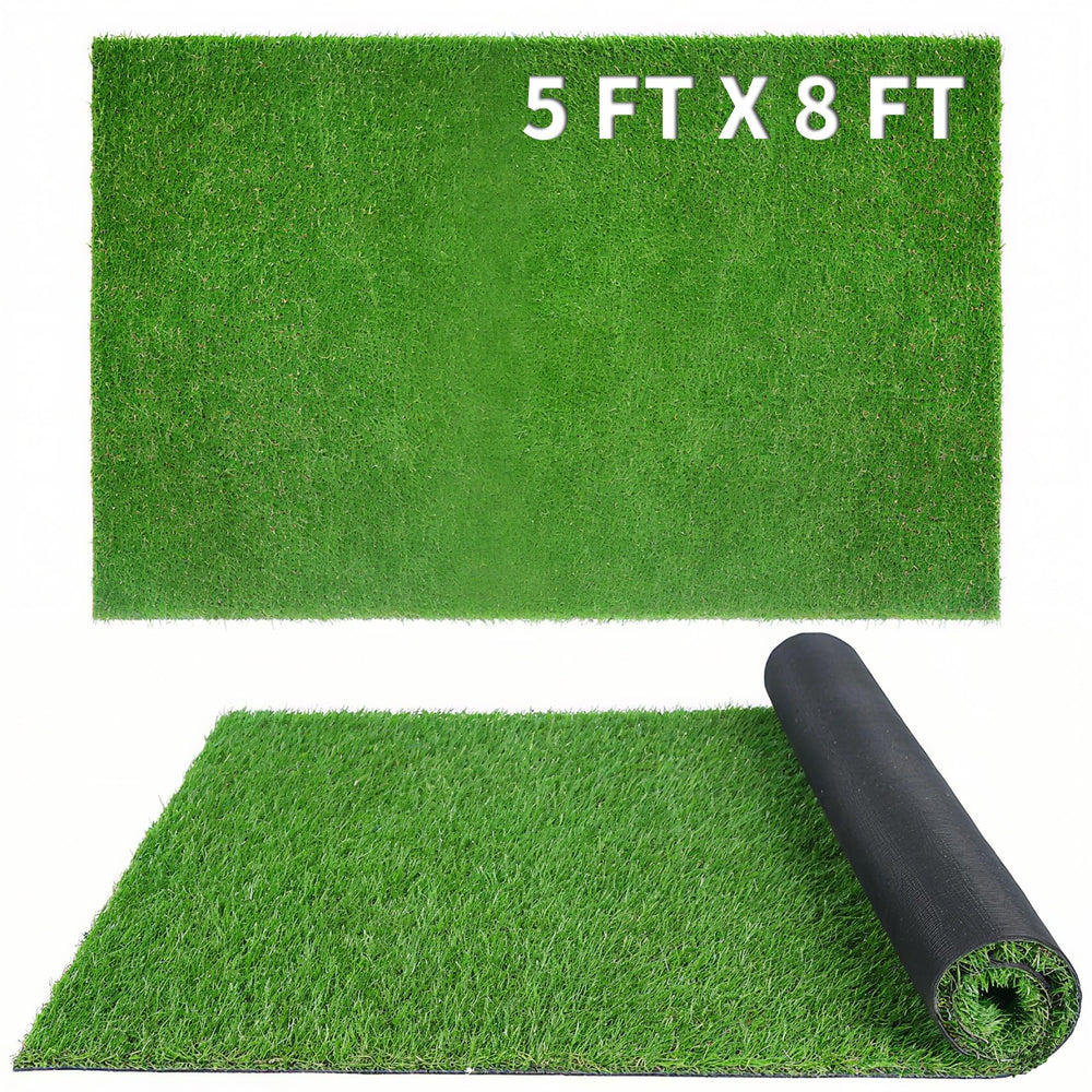XLX TURF front view of 5x8 rug showing natural look and curb appeal