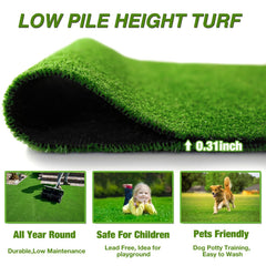 XLX TURF placed on patio enhancing outdoor comfort and style