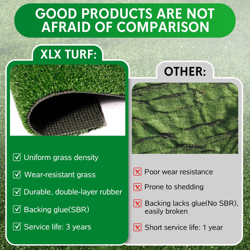 XLX TURF runner placed on balcony creating a low-maintenance green space