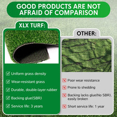 XLX TURF runner placed on balcony creating a low-maintenance green space
