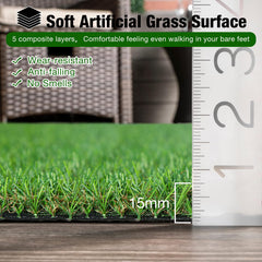 XLX TURF placed on small balcony showing compact fit and outdoor upgrade