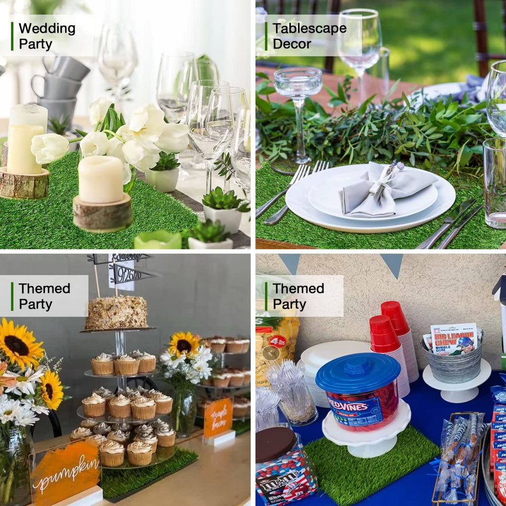 XLX TURF placed as a table centerpiece adding natural look and event-ready benefit