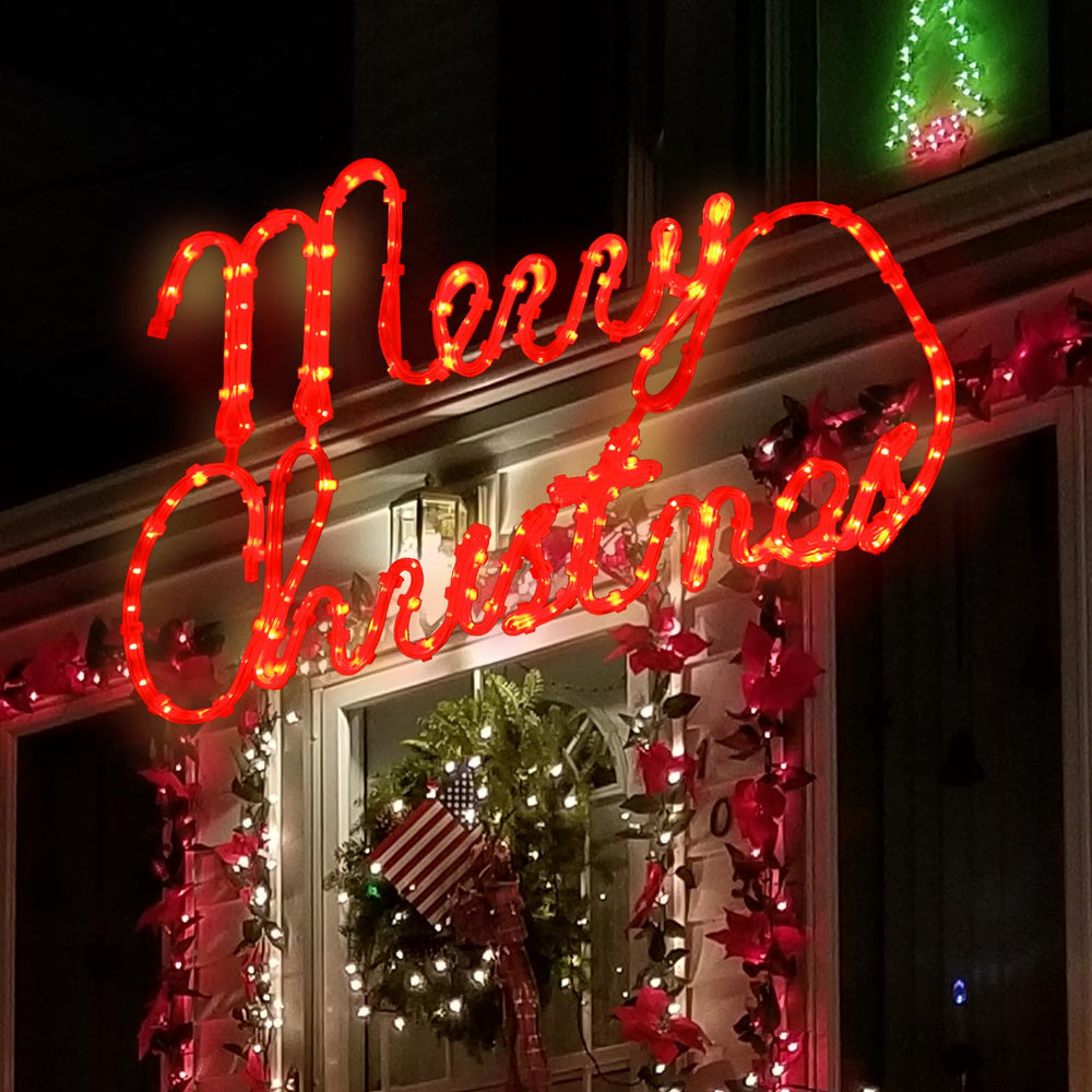 XMASLAND close-up of LED tubing showing even glow and durable finish for longevity