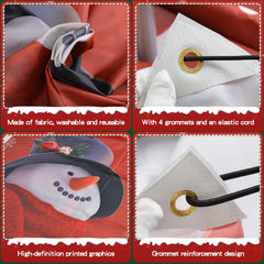XMZFAC included 16.4 ft elastic rope and anchors for secure mounting