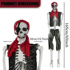 XONOR pirate skeleton skull close-up highlighting realistic bone texture and detail