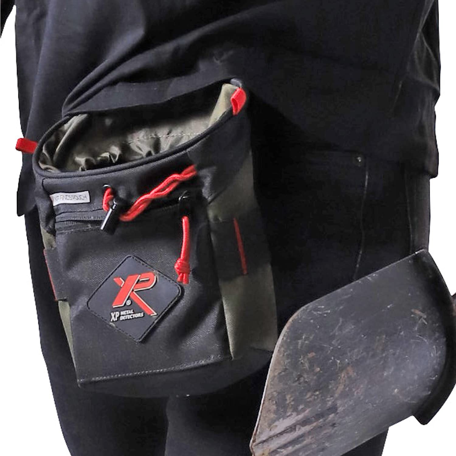 XP METAL DETECTORS XPPOUCH attached to XP Backpack 280 for integrated storage