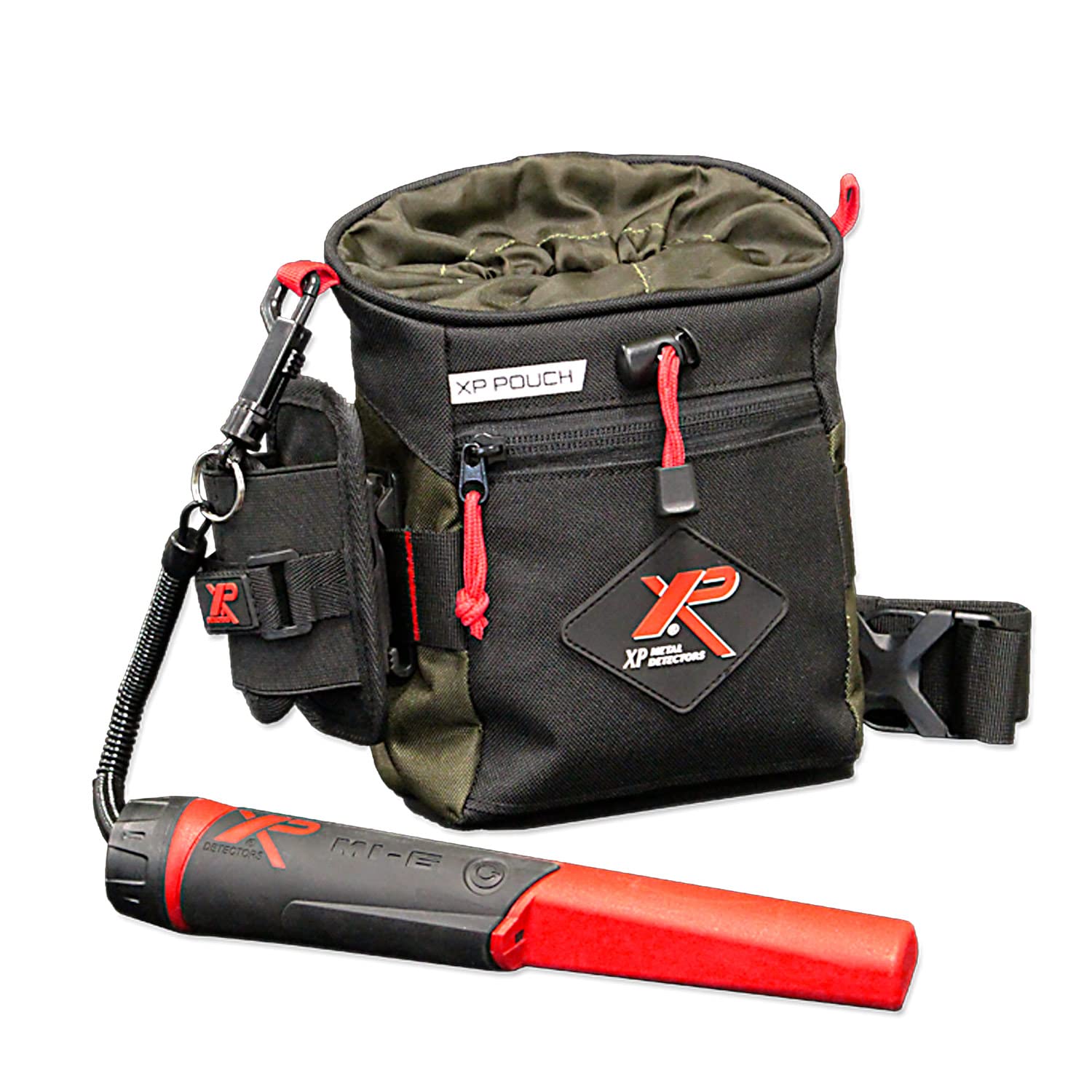 XP METAL DETECTORS MOLLE attachment detail for secure backpack or gear mounting