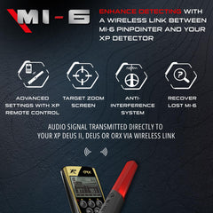 XP MI-6 paired with DEUS remote showing wireless connectivity benefit
