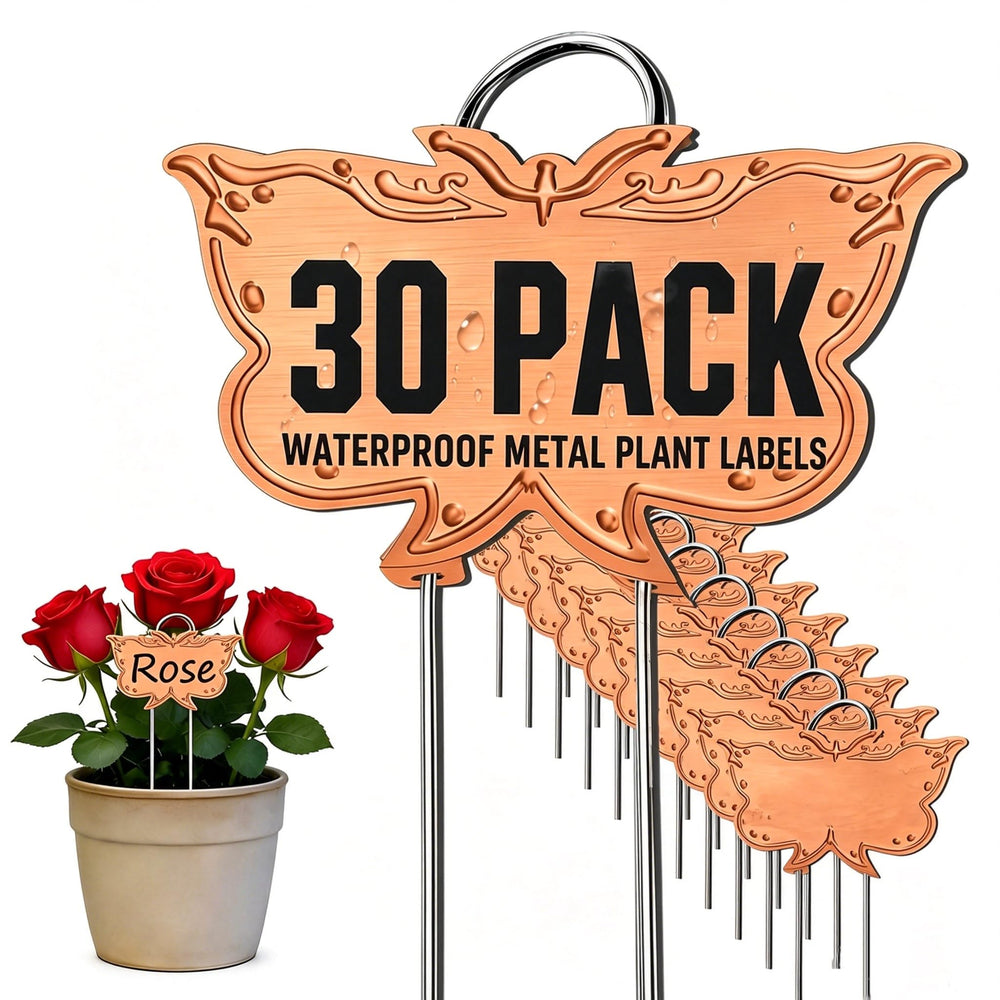 XPIEYSOL front view of rose gold 30-pack showing elegant finish and quantity